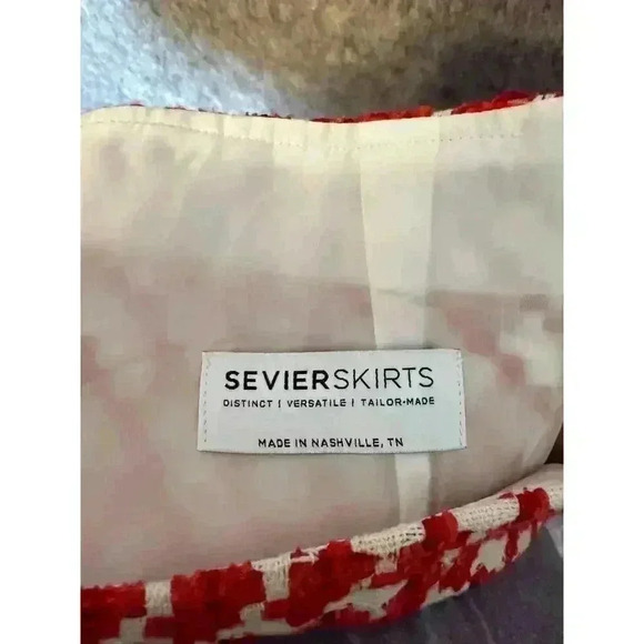 Sevier Skirts Custom Design Houndstooth Pencil Skirt - Medium - Picture 5 of 6